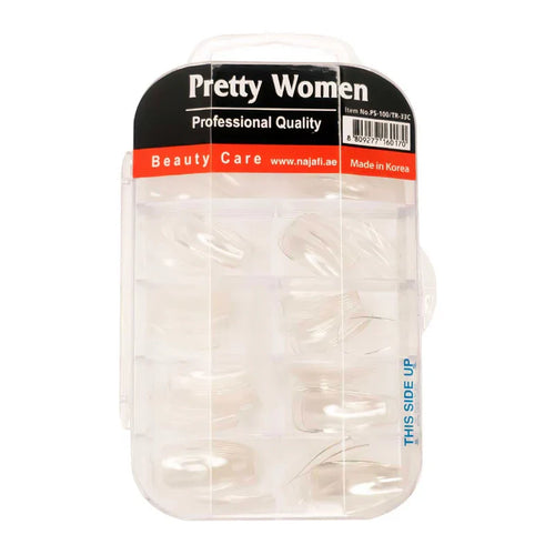 Clear Nail Tips (100 Tips) TR-33C