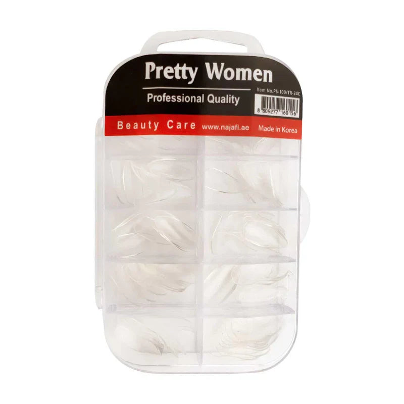 Clear Nail Tips (100 Tips) TR-34C