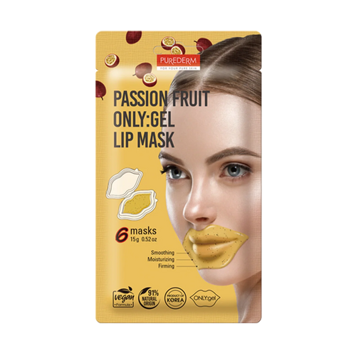 Passion Fruit ONLY:gel Lip Mask (6 Masks)