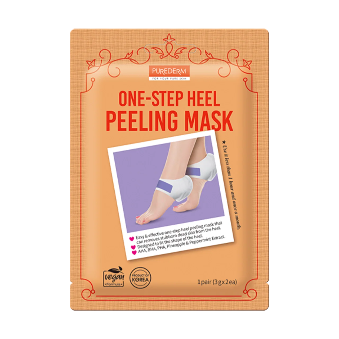One-step heel Peeling Mask