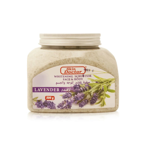 Lavender Whitening Scrub For Face & Body 500g