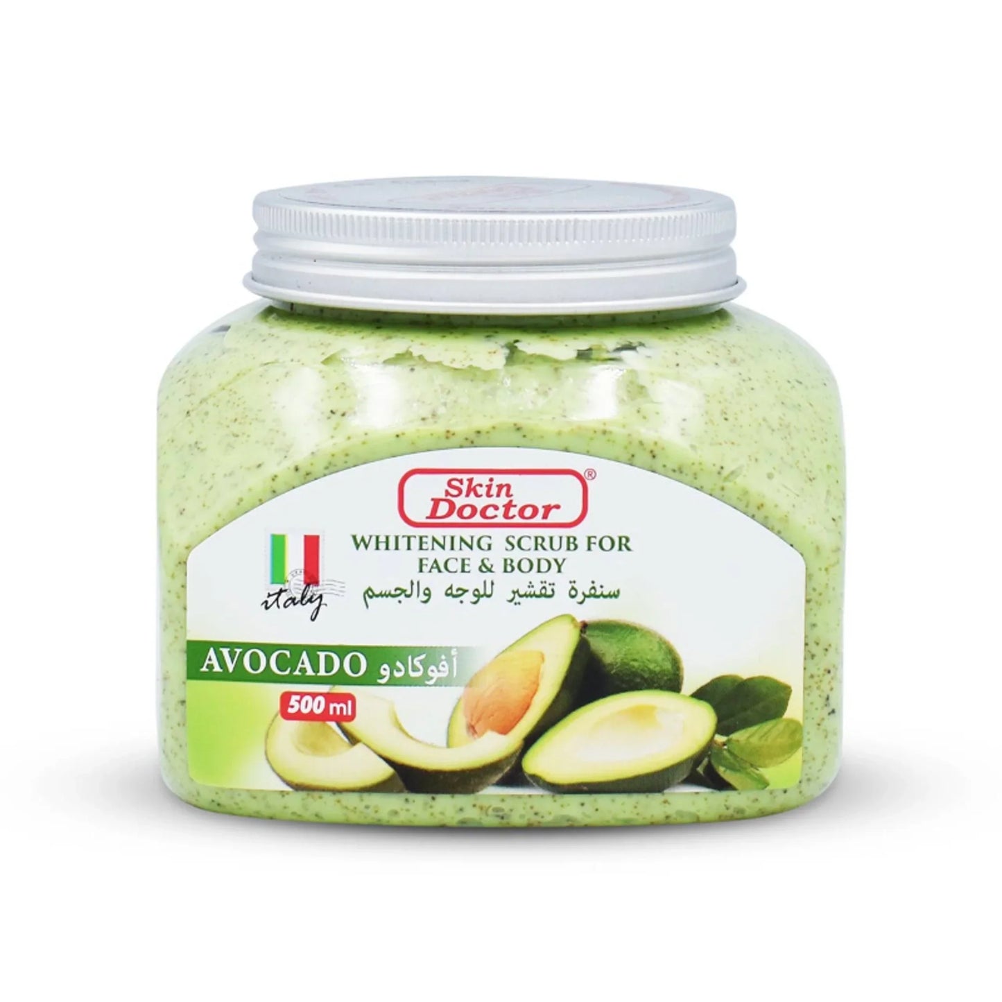 Avocado Whitening Scrub For Face & Body 500g