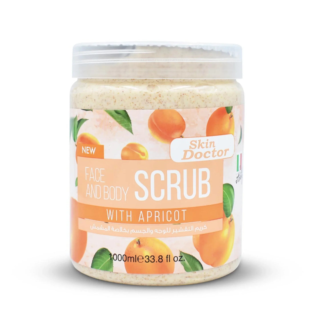 Face &amp; Body Scrub With Apricot 1000ml