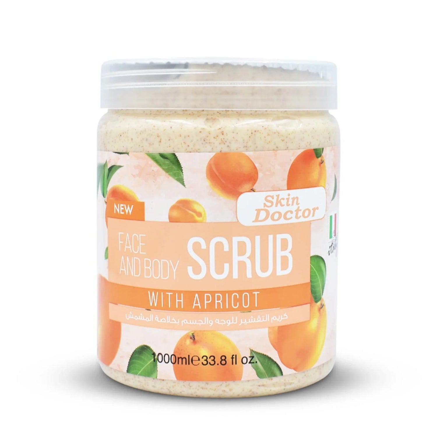 Face &amp; Body Scrub With Apricot 1000ml