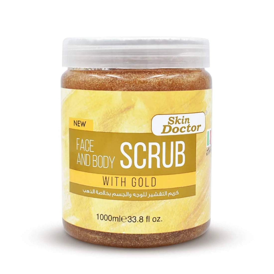 Face &amp; Body Scrub With Gold 1000ml