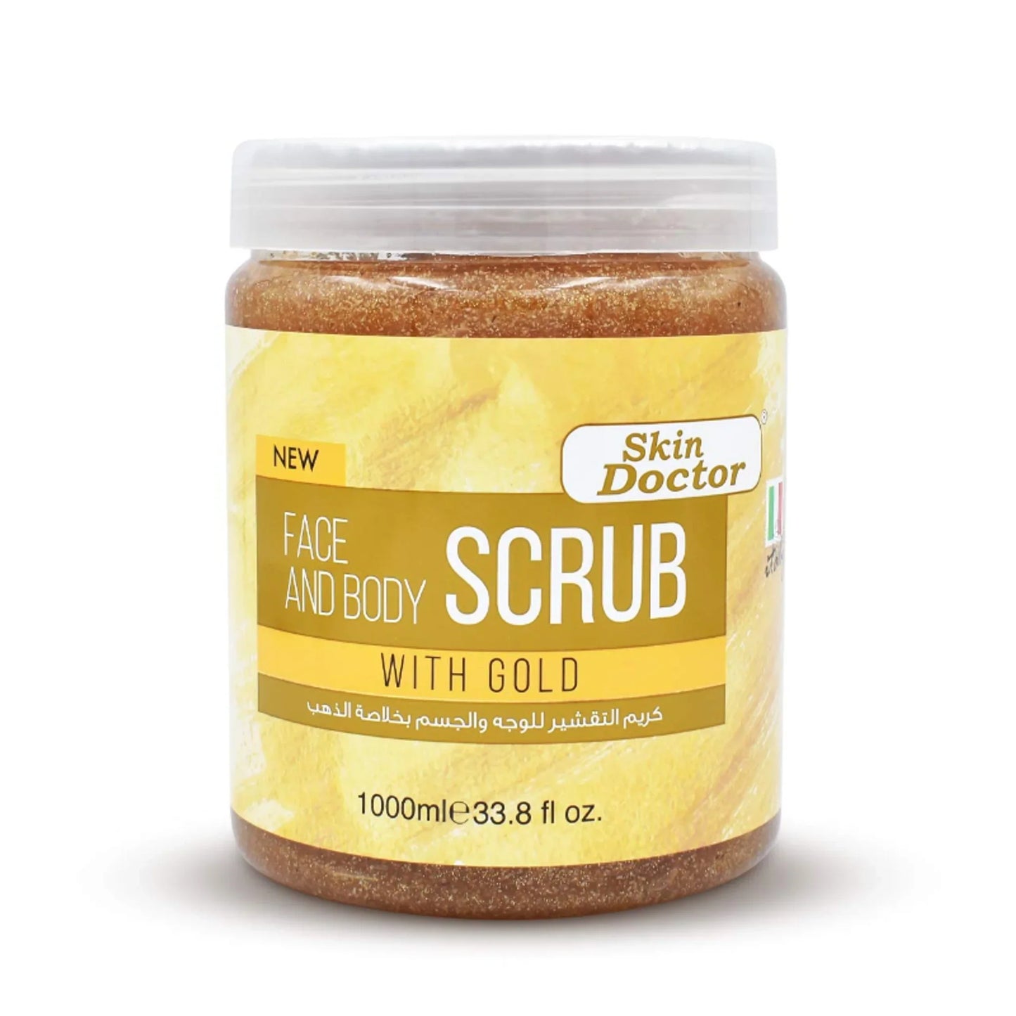 Face & Body Scrub With Gold 1000ml