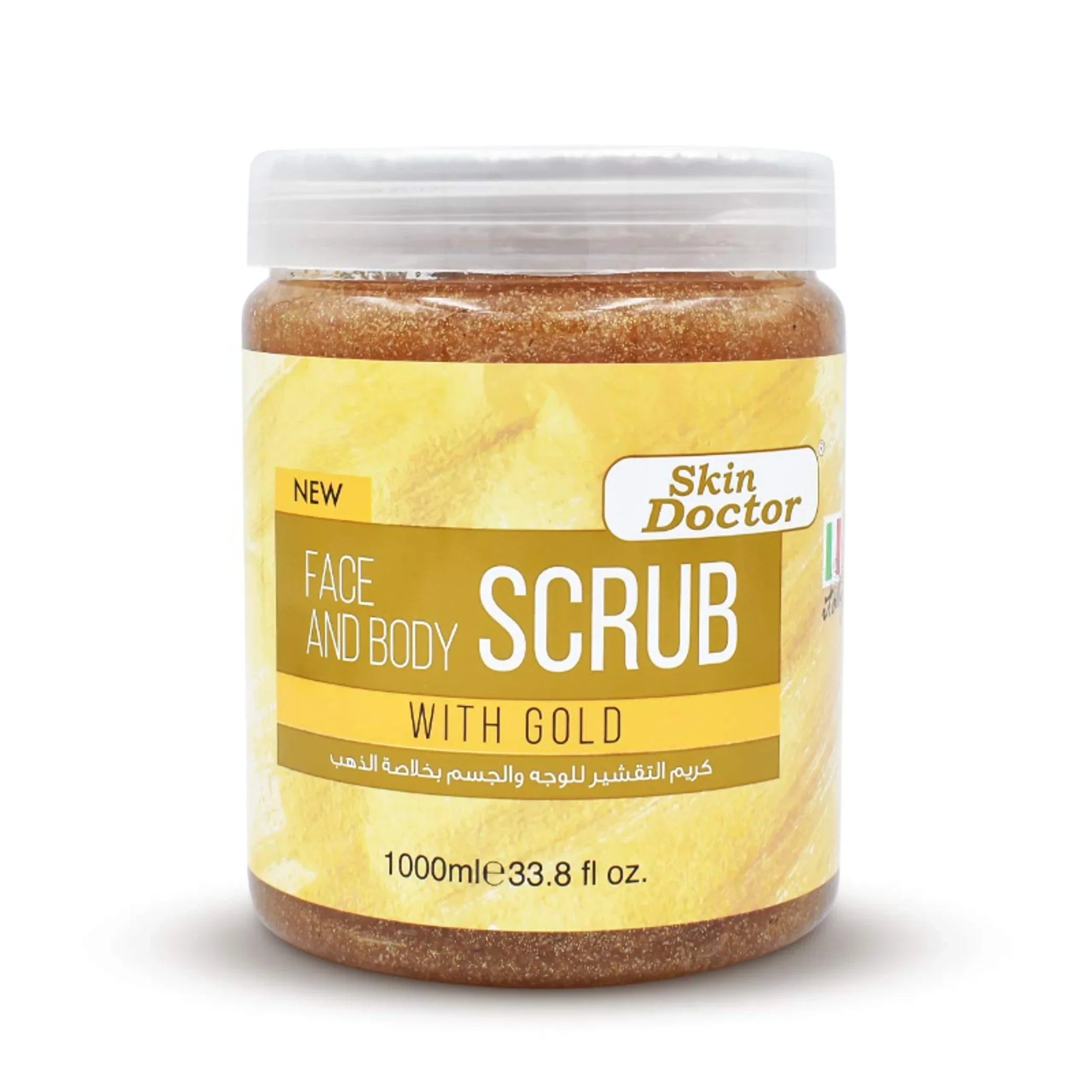Face &amp; Body Scrub With Gold 1000ml