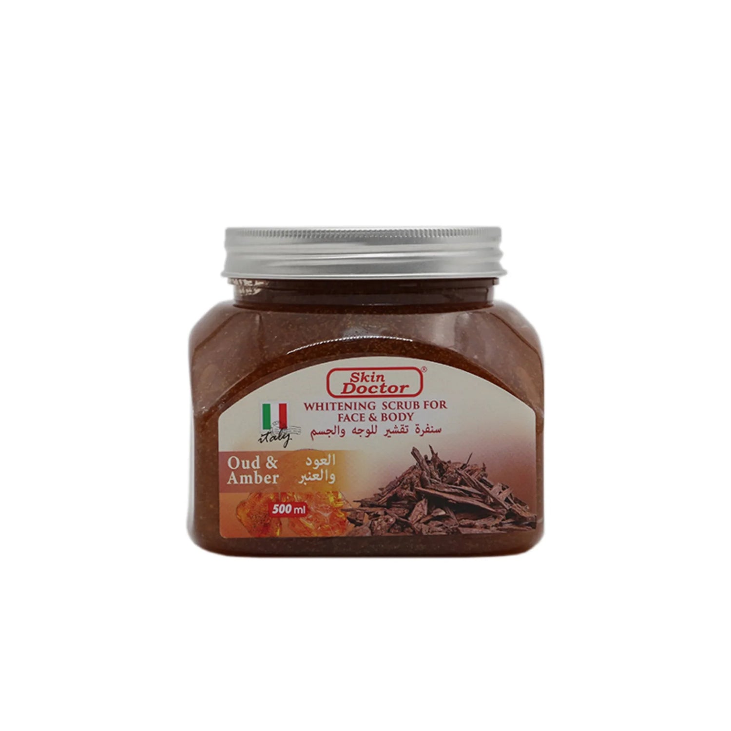Oud &amp; Amber Whitening Scrub For Face &amp; Body 500g
