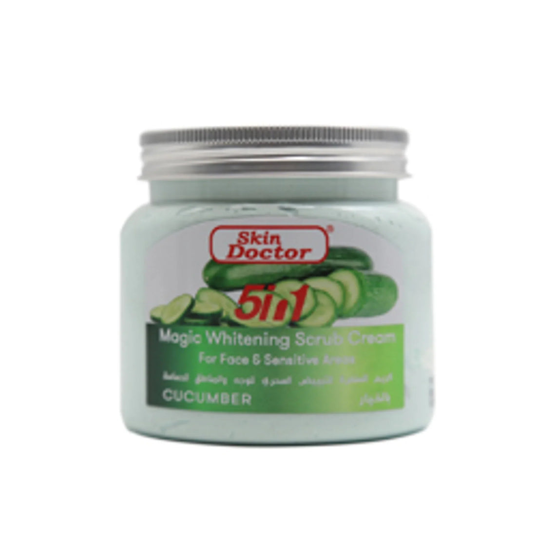 Cucumber Magic 5in1 Whitening Scrub Cream for Face &amp; Sensitive Areas