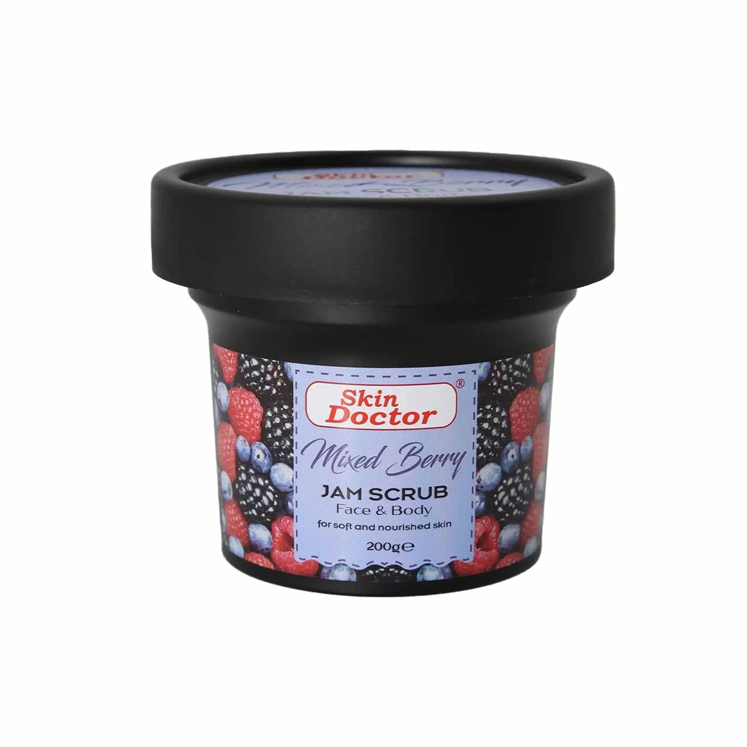 Mixed Berry Jam Scrub for Face &amp; Body 200g