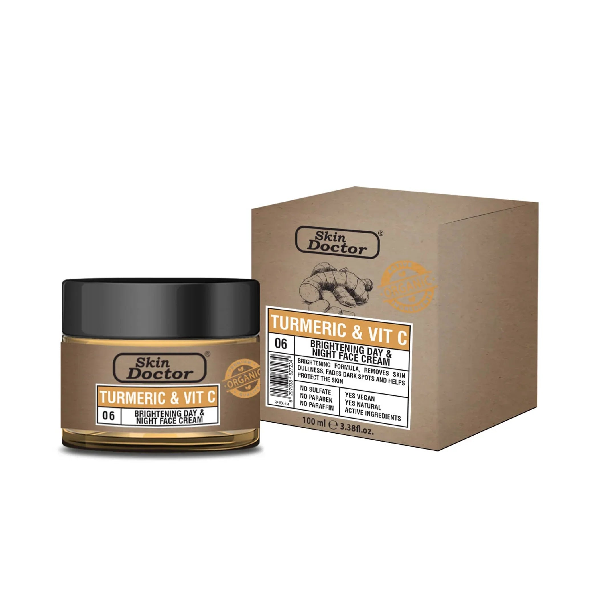 Turmeric &amp; Vit C Brightening Day &amp; Night Face Cream 50ml