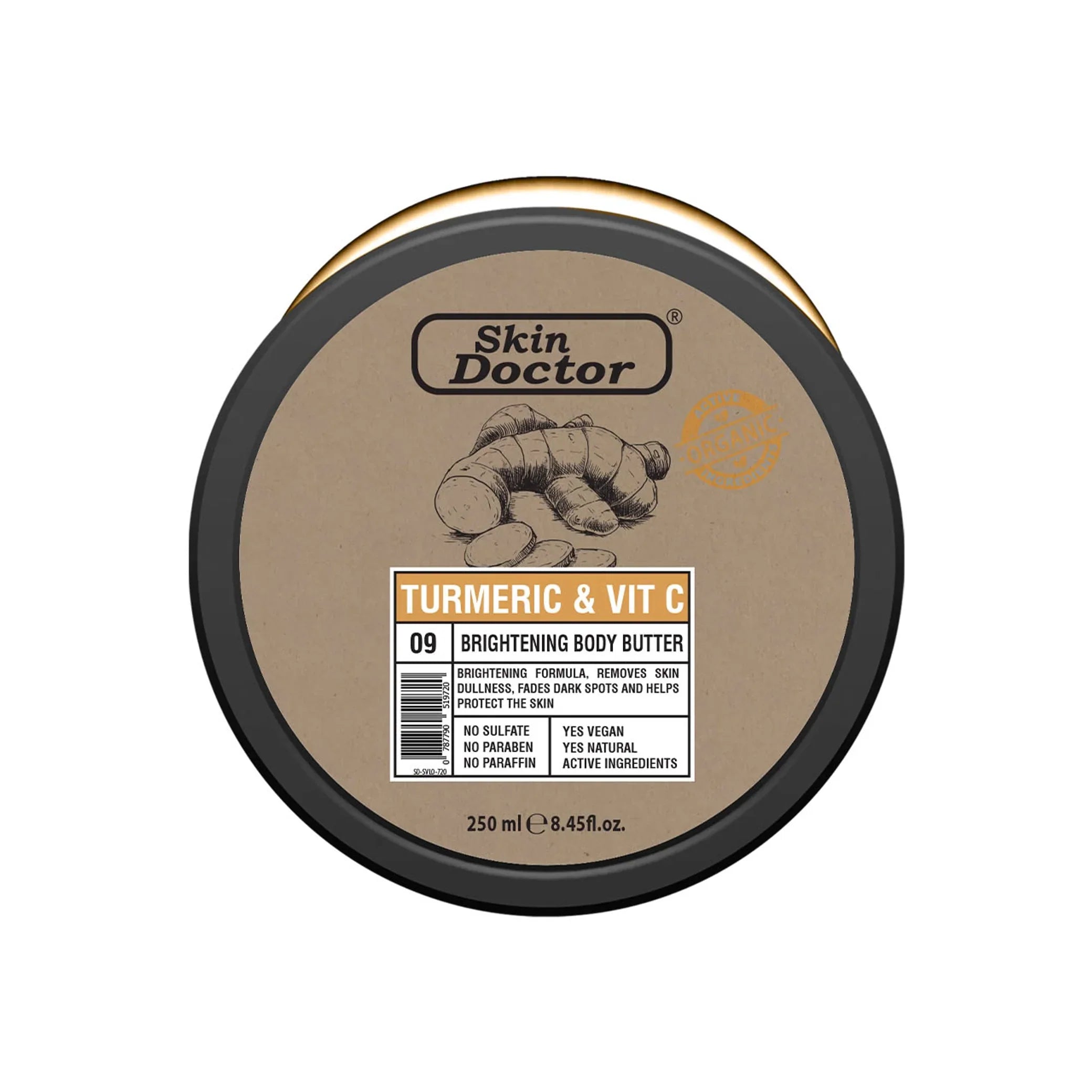 Turmeric &amp; Vit C Brightening Body Butter 200ml
