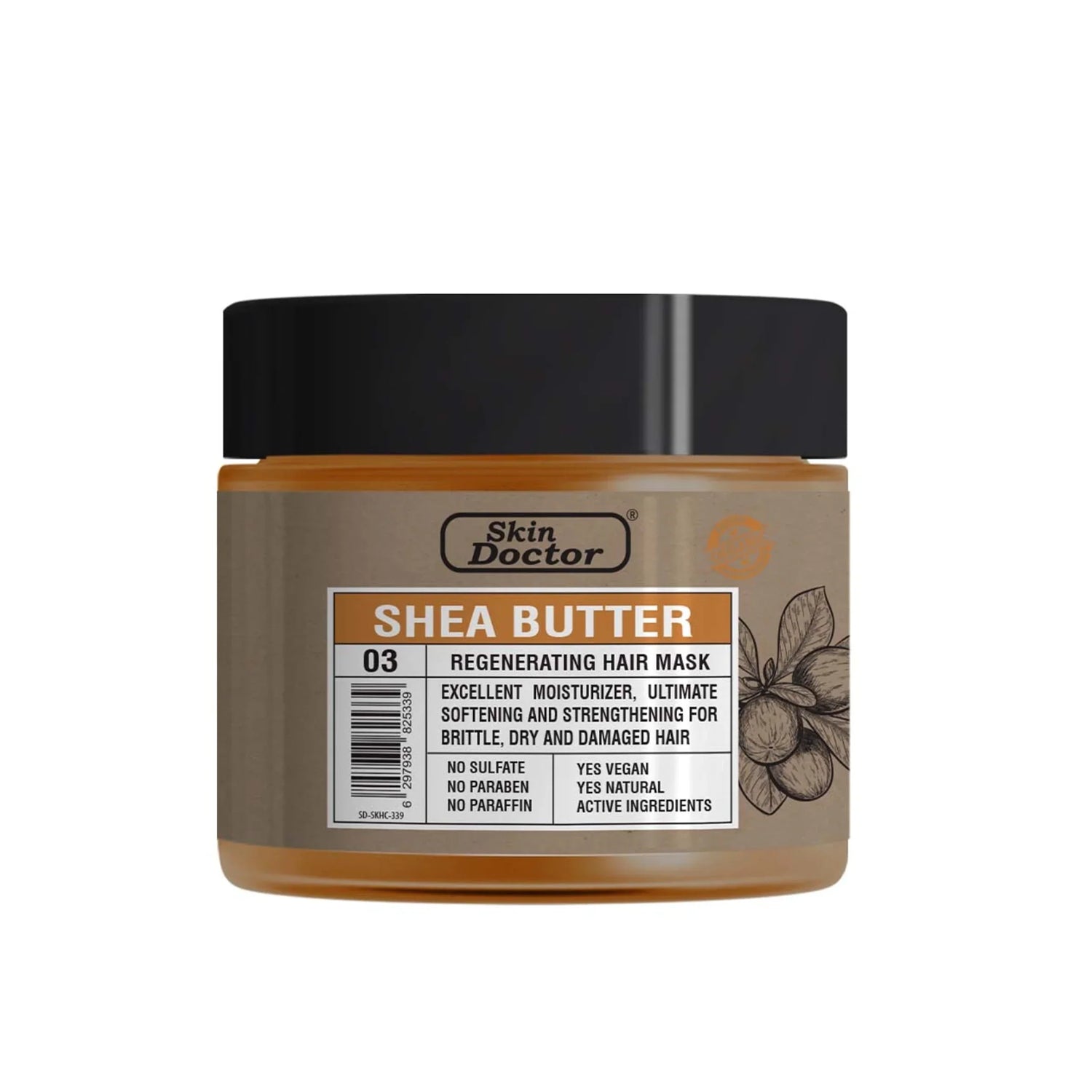 Shea Butter Regenerating Hair Mask 500ml
