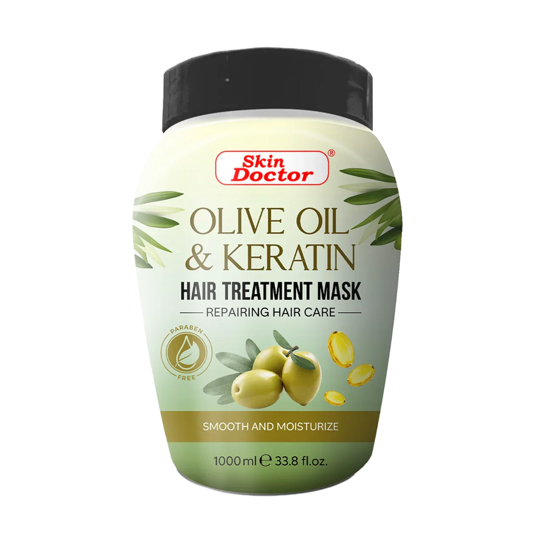 Olive Oil &amp; Keratin Hot Oil Hair Treatment 1000ml