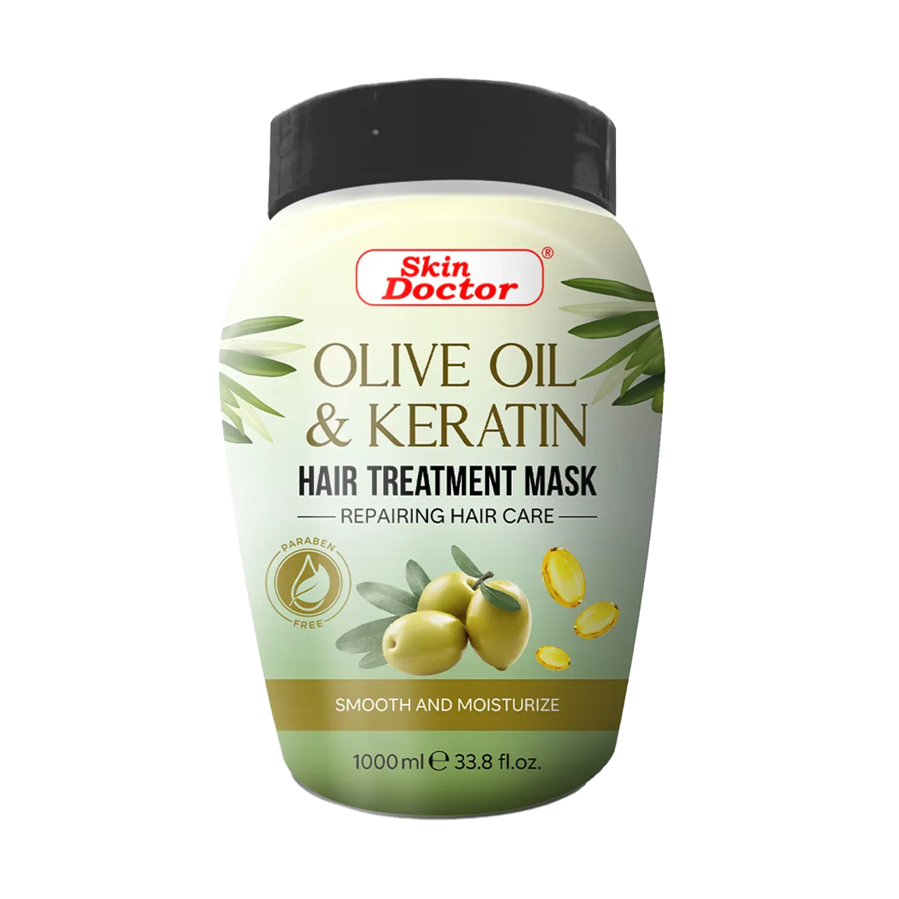 Olive Oil &amp; Keratin Hot Oil Hair Treatment 1000ml