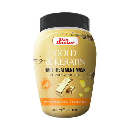 Gold Keratin Hot Oil Hair Treatment 1000ml