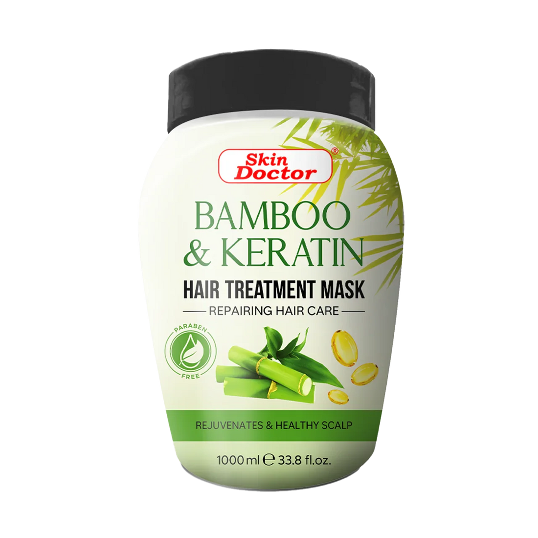 Bamboo &amp; Keratin Hot Oil Hair Treatment 1000ml