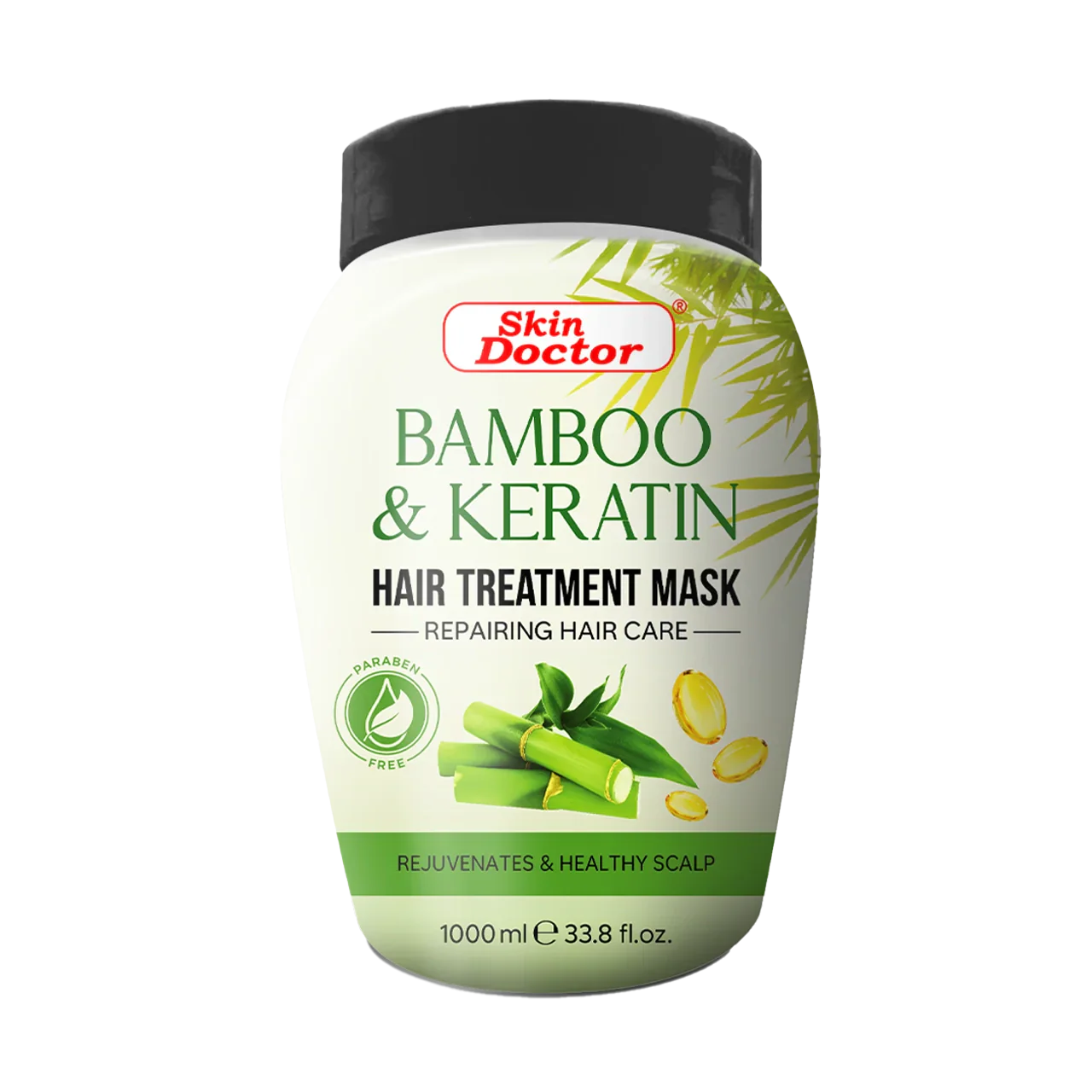 Bamboo &amp; Keratin Hot Oil Hair Treatment 1000ml