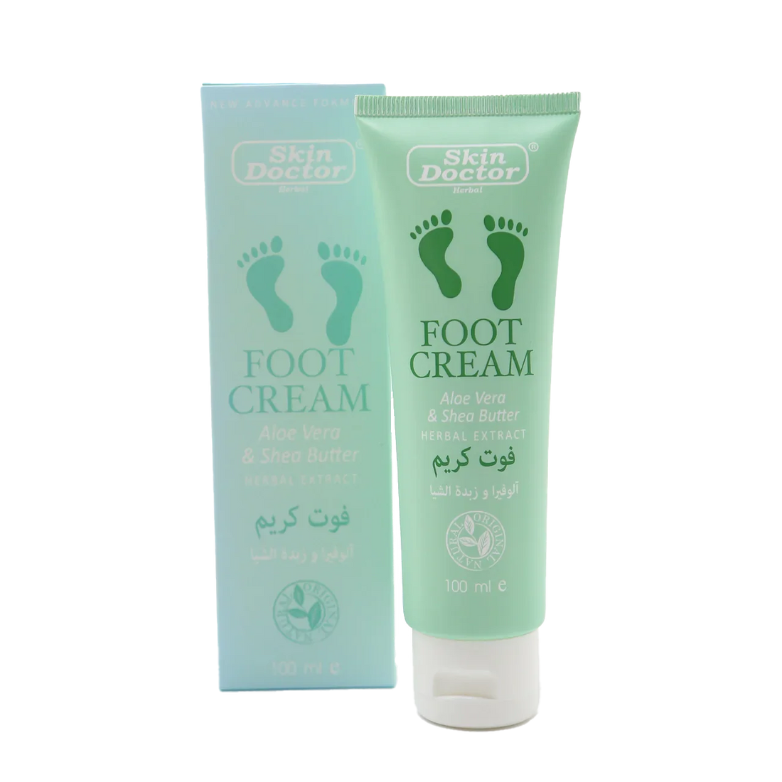 Foot Cream with Aloe Vera &amp; Shea Butter Extract 100ml
