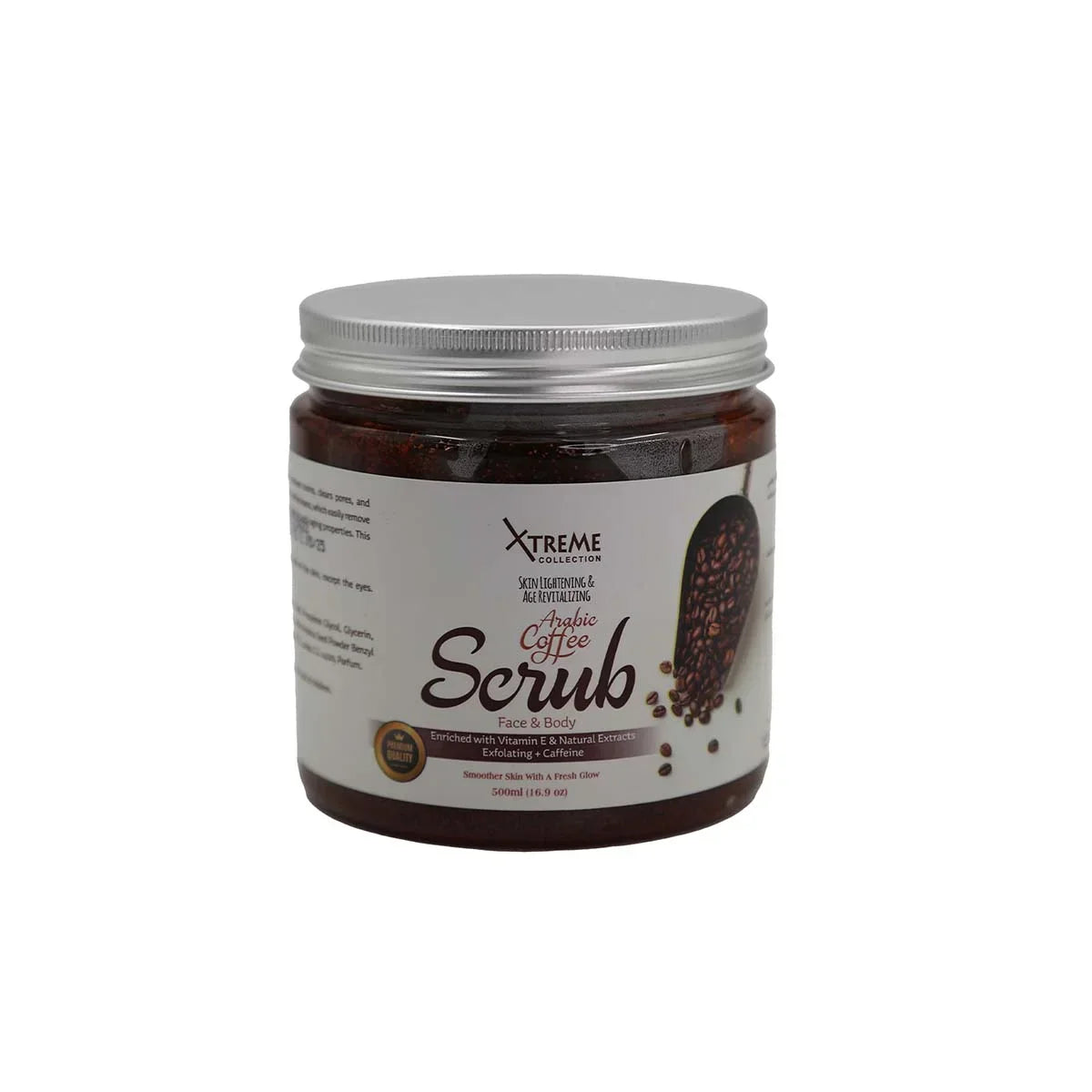 Skin Lightening & Age Revitalizing  Arabic Coffee Face & Body Scrub 500ml