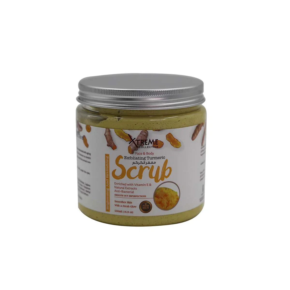 Exfoliating Turmeric Face & Body Scrub 500ml