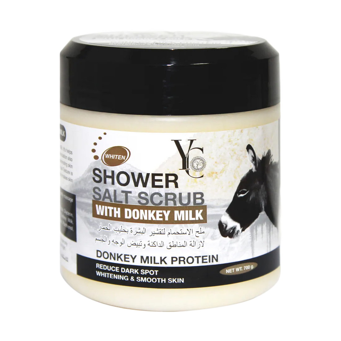 Shower Salt Scrub with Donkey Milk 700g