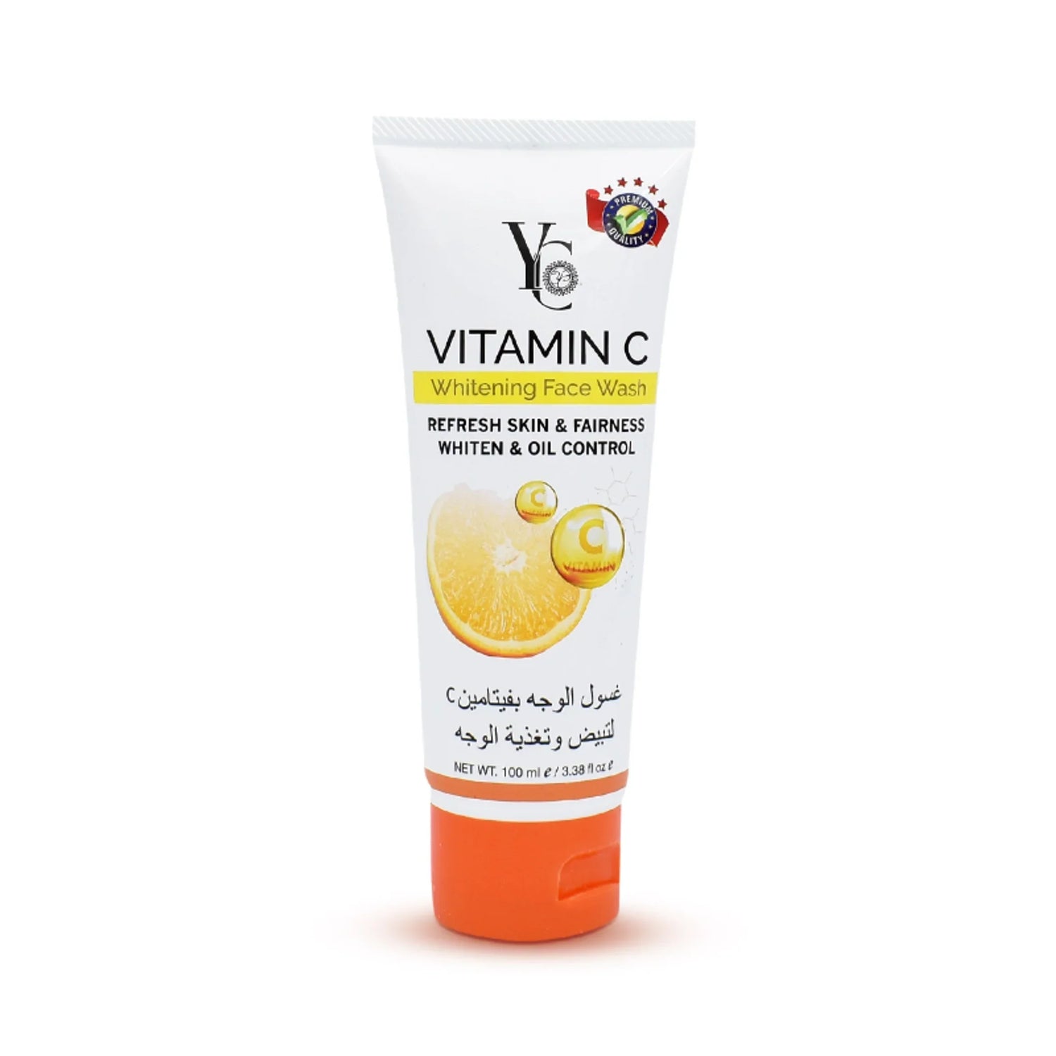 Vitamin C Whitening Face Wash 100ml (Yong Chin-628 )