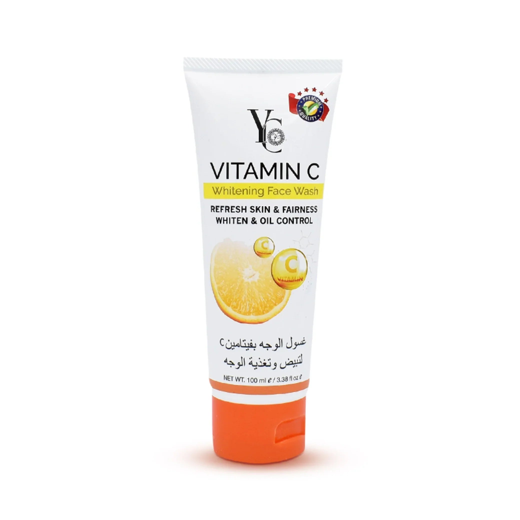 Vitamin C Whitening Face Wash 100ml (Yong Chin-628 )