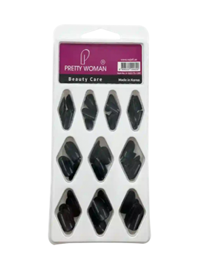 Pretty Woman Black Nail Tips Set (100 Tips)