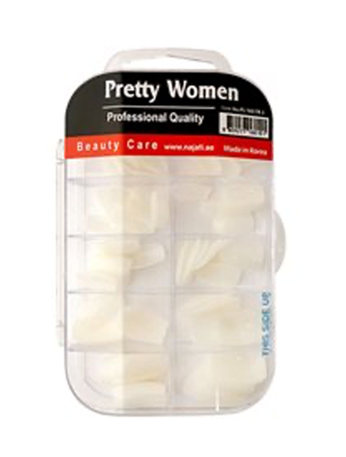 Pretty Woman Natural Nail Tips (100 Tips) PW-PS-100/TR-3